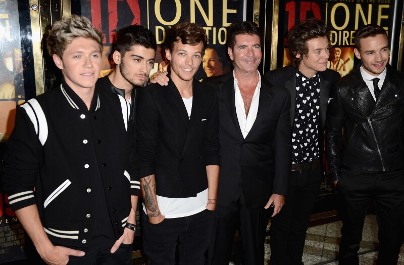 Simon Cowell y 1D