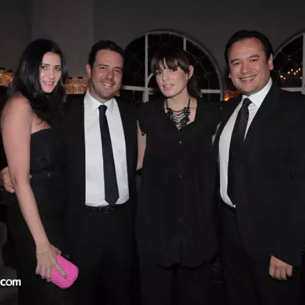 Johanna Faria, Héctor Pacheco, Sara Galindo y Héctor Pardo