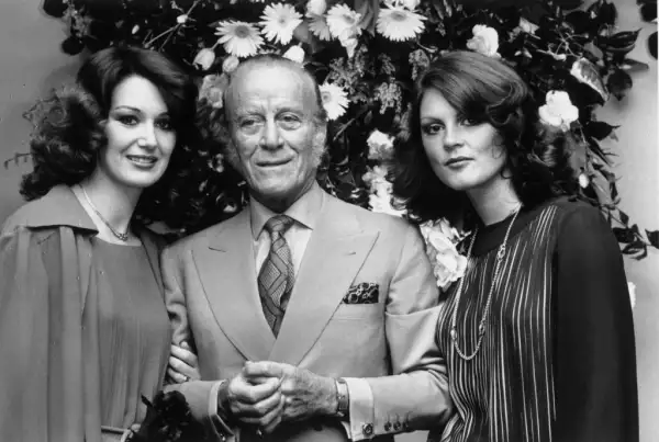 Foto de Aldo Gucci, diseñador de la casa Gucci, hijo de Guccio Gucci y responsable de abrir tiendas en Londres.