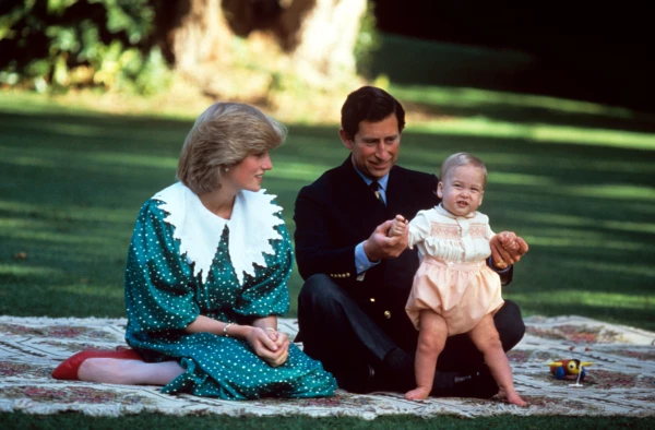 British royalty on a royal tour of New Zealand - Apr 1983