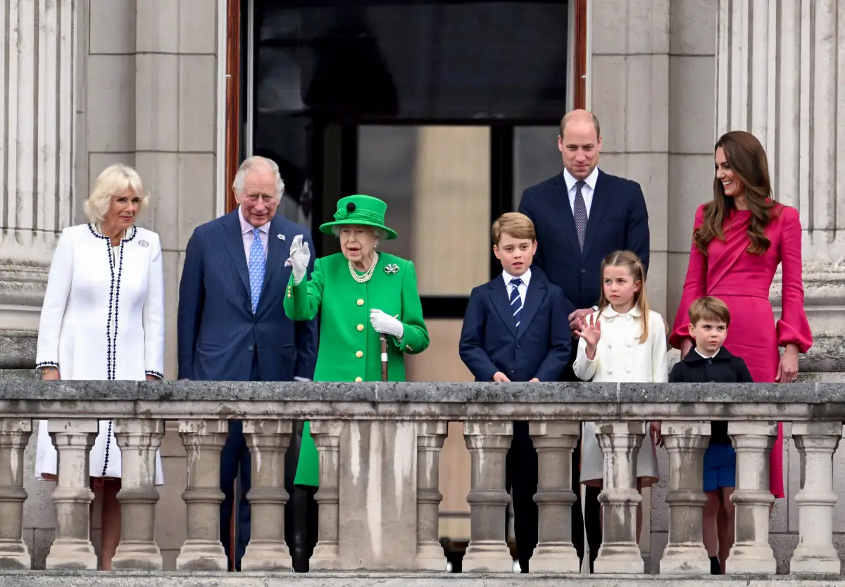La reina Isabel II en su última aparición pública