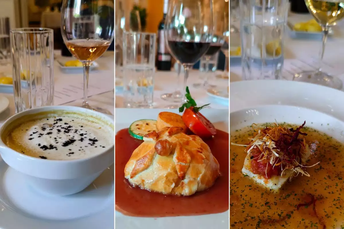 Platillos del restaurante Les Moustaches de la Ciudad de México