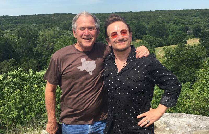 Bush y Bono