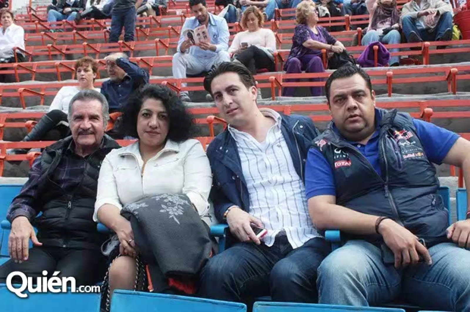 Amador Monroy Estrada,Azucena Velázquez,Iván Almada y Amador Monroy Miranda