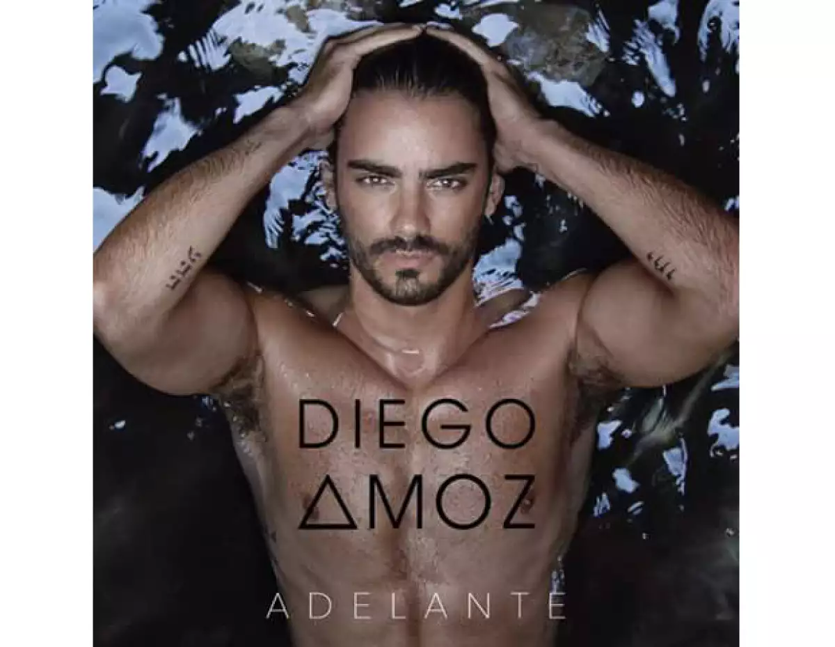 Diego Amoz, sexy en la portada de su disco.