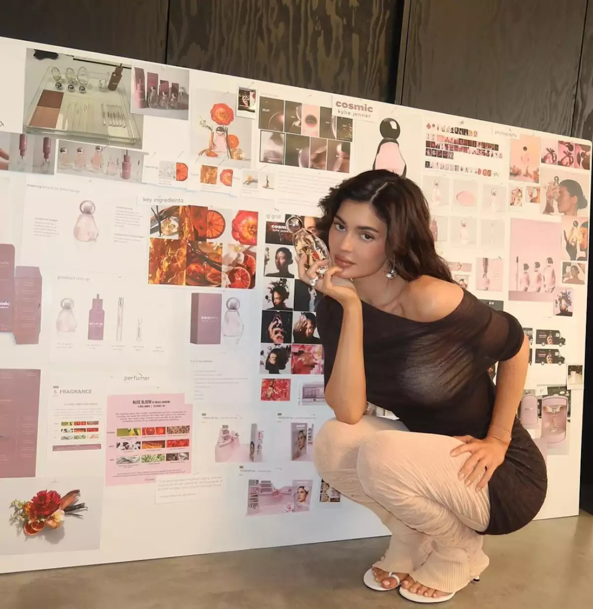 Kylie Jenner desarrollo perfume
