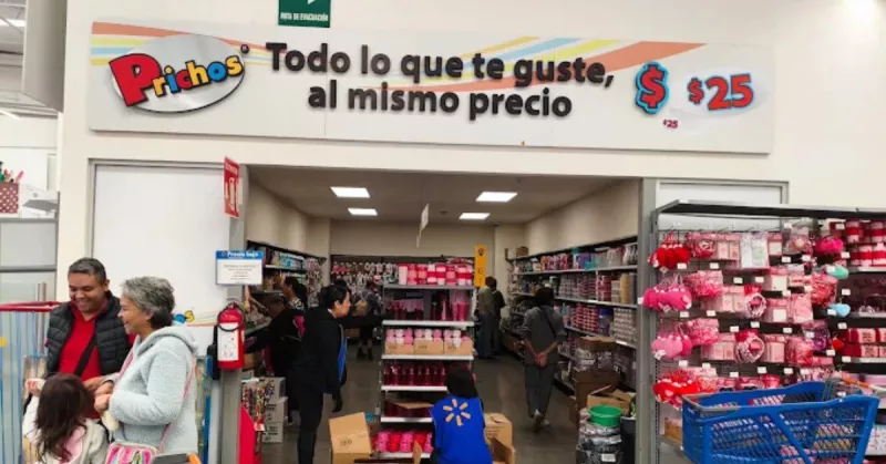 La sección de Prichos funciona como una “tienda dentro de la tienda” ubicada principalmente cerca de las cajas de Walmart y Bodega Aurrera.