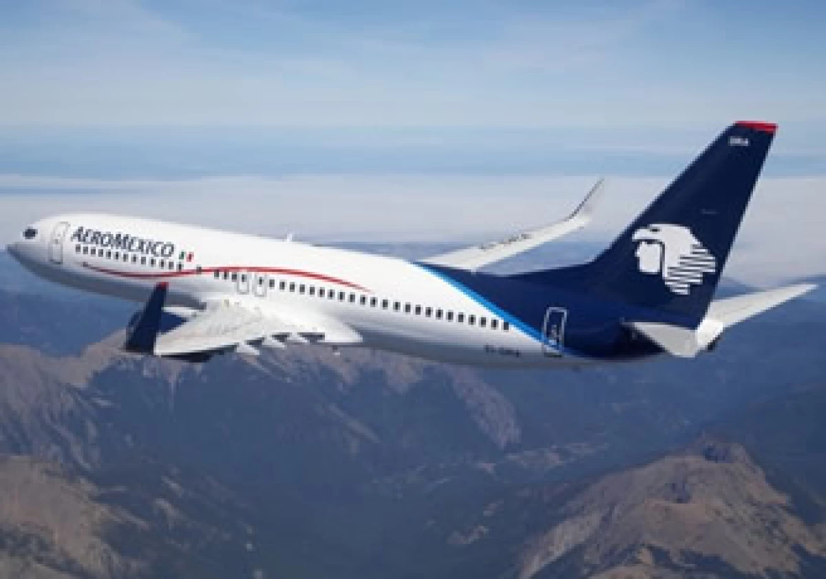 Aeroméxico espera registrar un crecimiento de entre 5 y 6% anual este año. (Foto: Cortesía Aeroméxico)