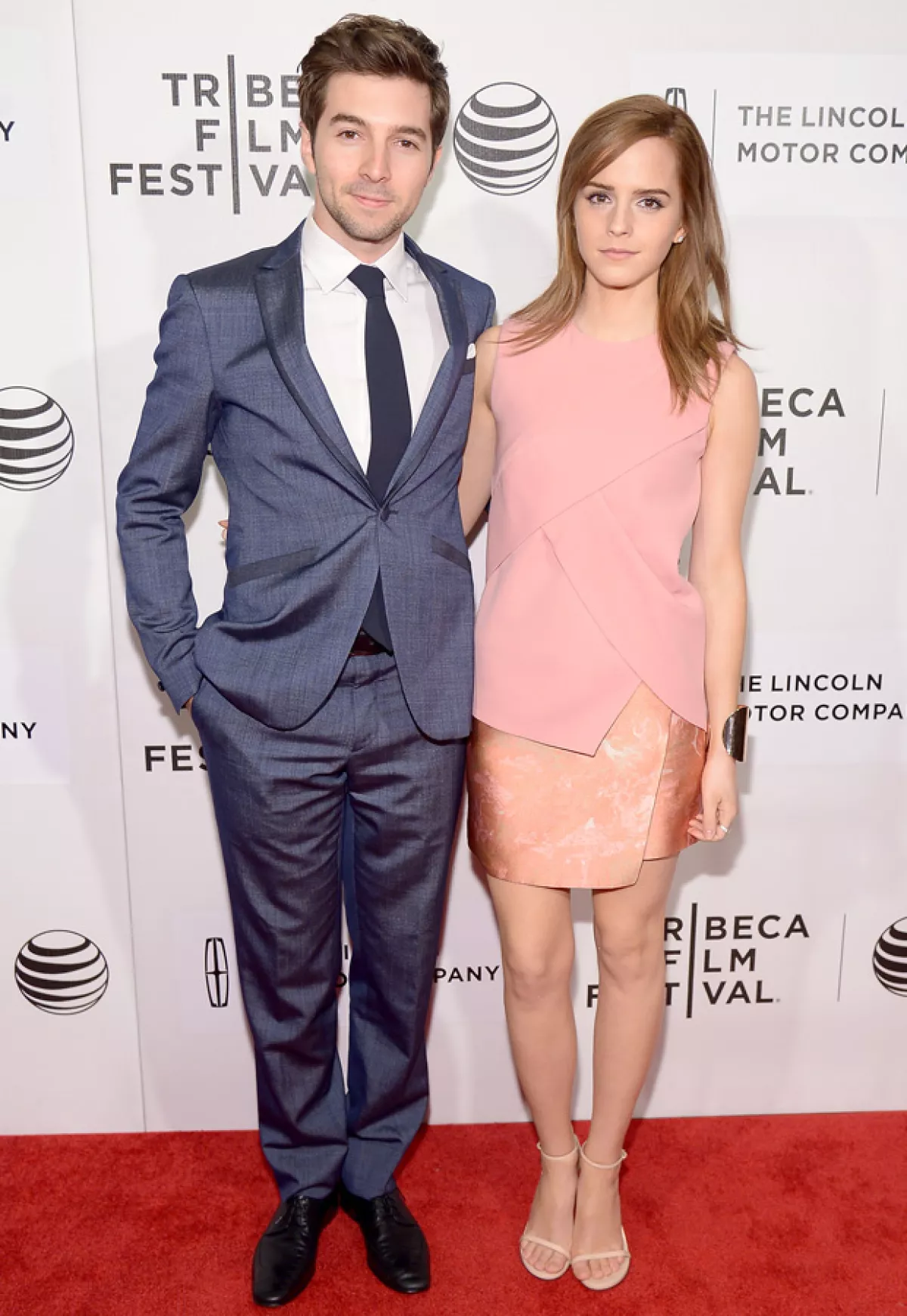 Emma y Roberto en el Tribeca Film Festival el año pasado.