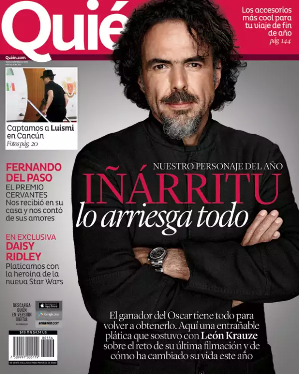Alejandro González Iñárritu aparece en nuestra nueva y última portada del año.