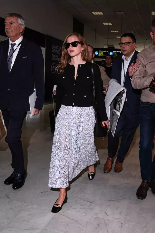 Celebrity Sightings At Nice Airport - The 78th Annual Cannes Film Festival