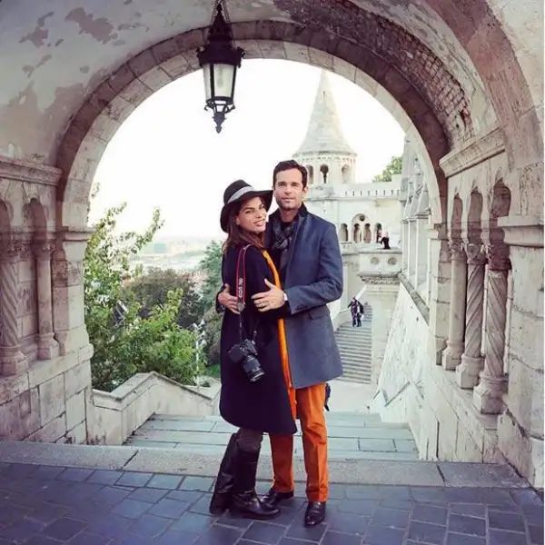 La pareja durante un reciente viaje a Hungría.