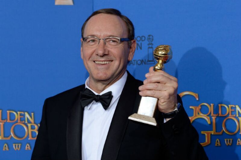 Kevin Spacey, ganador por la serie House of Cards de Netflix.