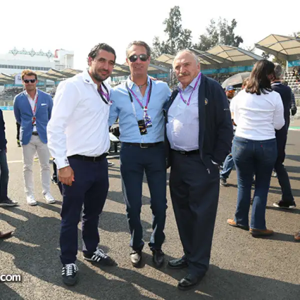 José Abed, Carlos Slim Domit y Jorge Abed