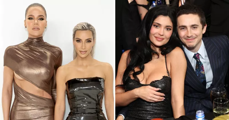 Khloe-Kim-Kardashian-cena-con-Kylie-Jenner-Timothee-Chalamet