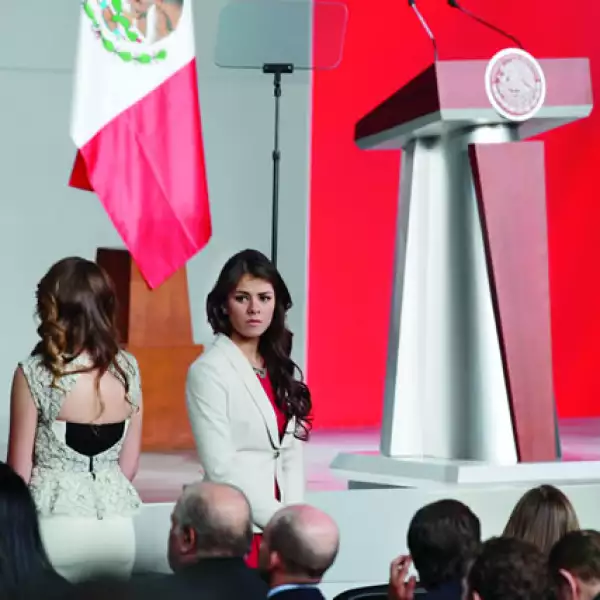 Por supuesto que este 2013 estuvo en primera fila durante el Primer Informe de Gobierno de su papá el pasado 2 de septiembre.