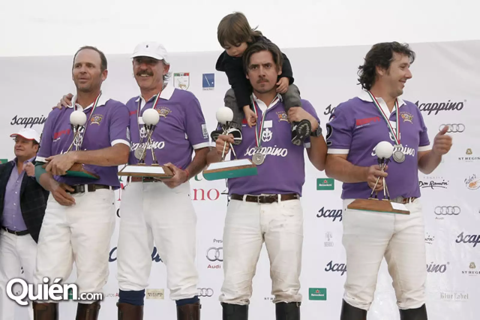 Segundo lugar equipo ESPN,Rogelio Igartua,Oscar Garibay,Diego Velarde,Miguel Gómez de Parada