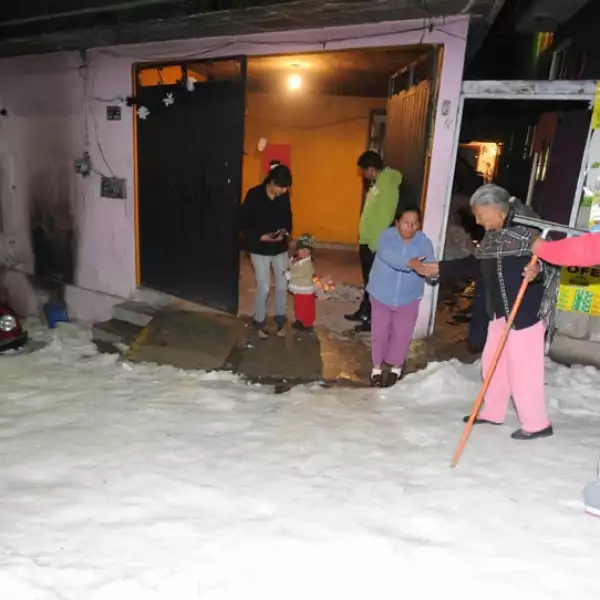 Cuajimalpa afectados granizo