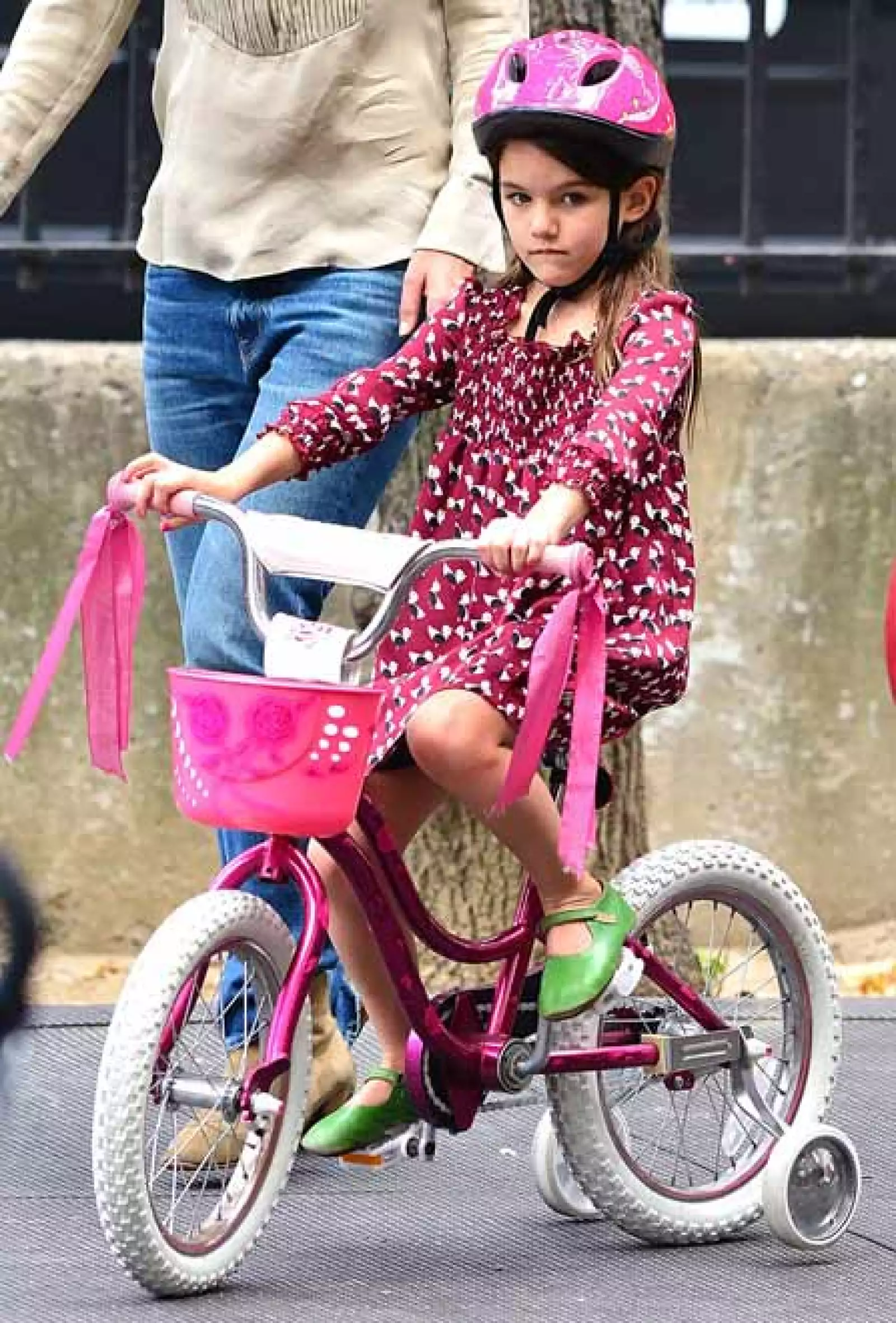 Si su vida es en rosa, entonces su bici también lo es.