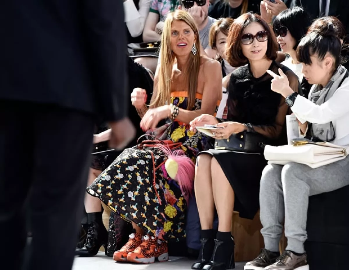 Siempre en las primeras filas de los desfiles más importantes.