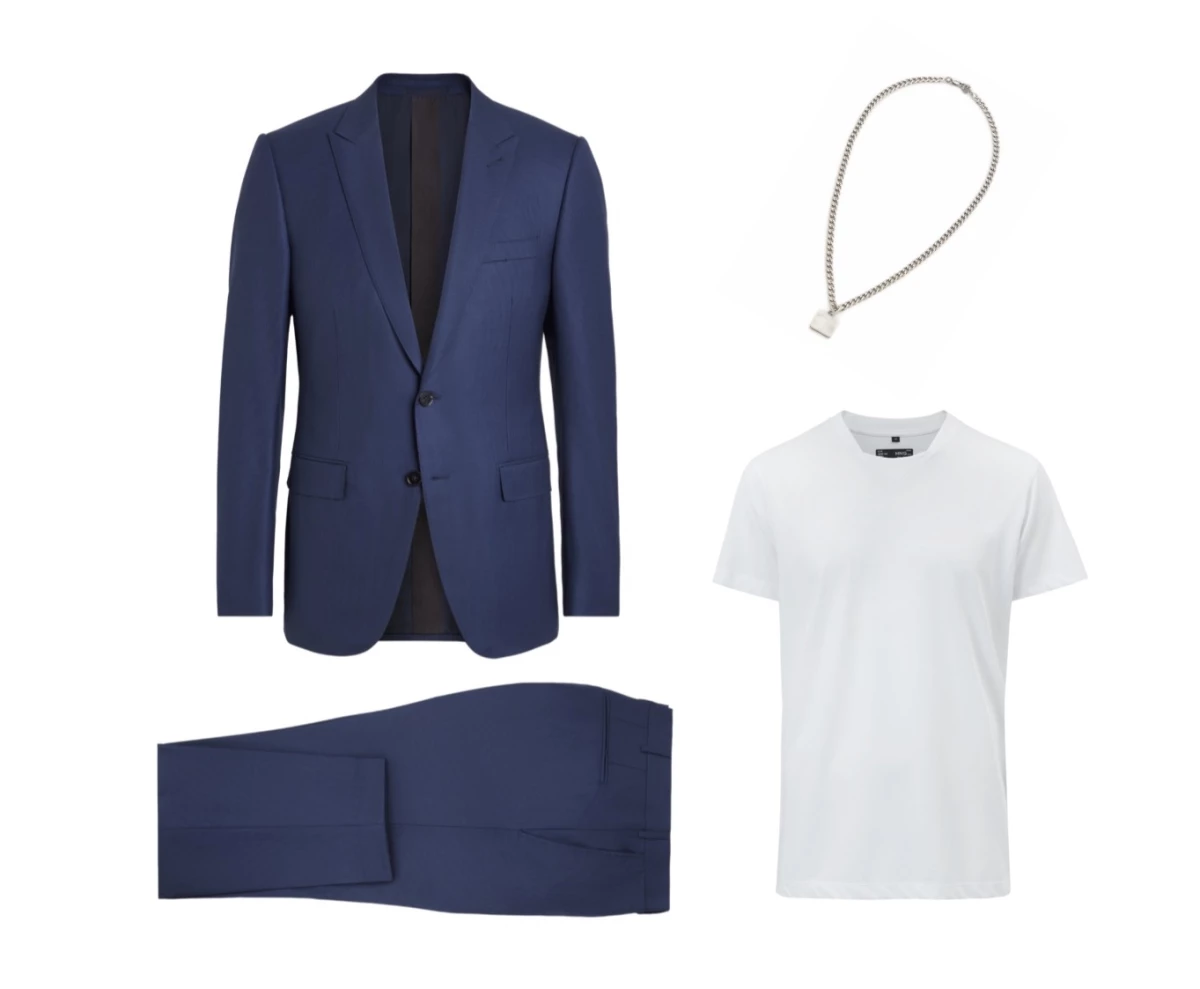 traje navy