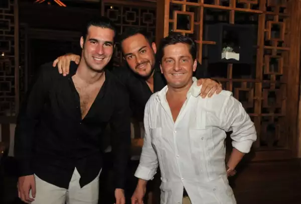 Miguel Torruco Jr. y Alejandro Gallego Basteri, fueron los galanes de la noche.