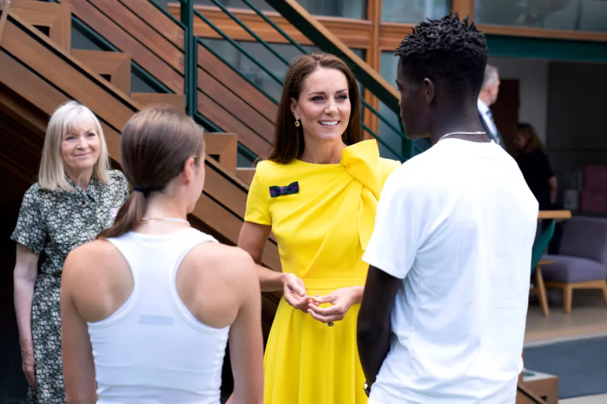 The Duchess Of Cambridge Attends The Wimbledon Women's Singles Final