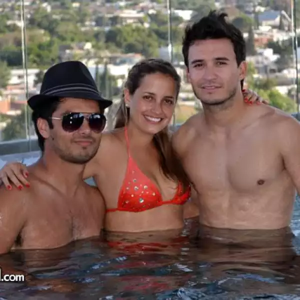 Rodrigo Tijerina,Valeria Cima y Gilberto Cantú