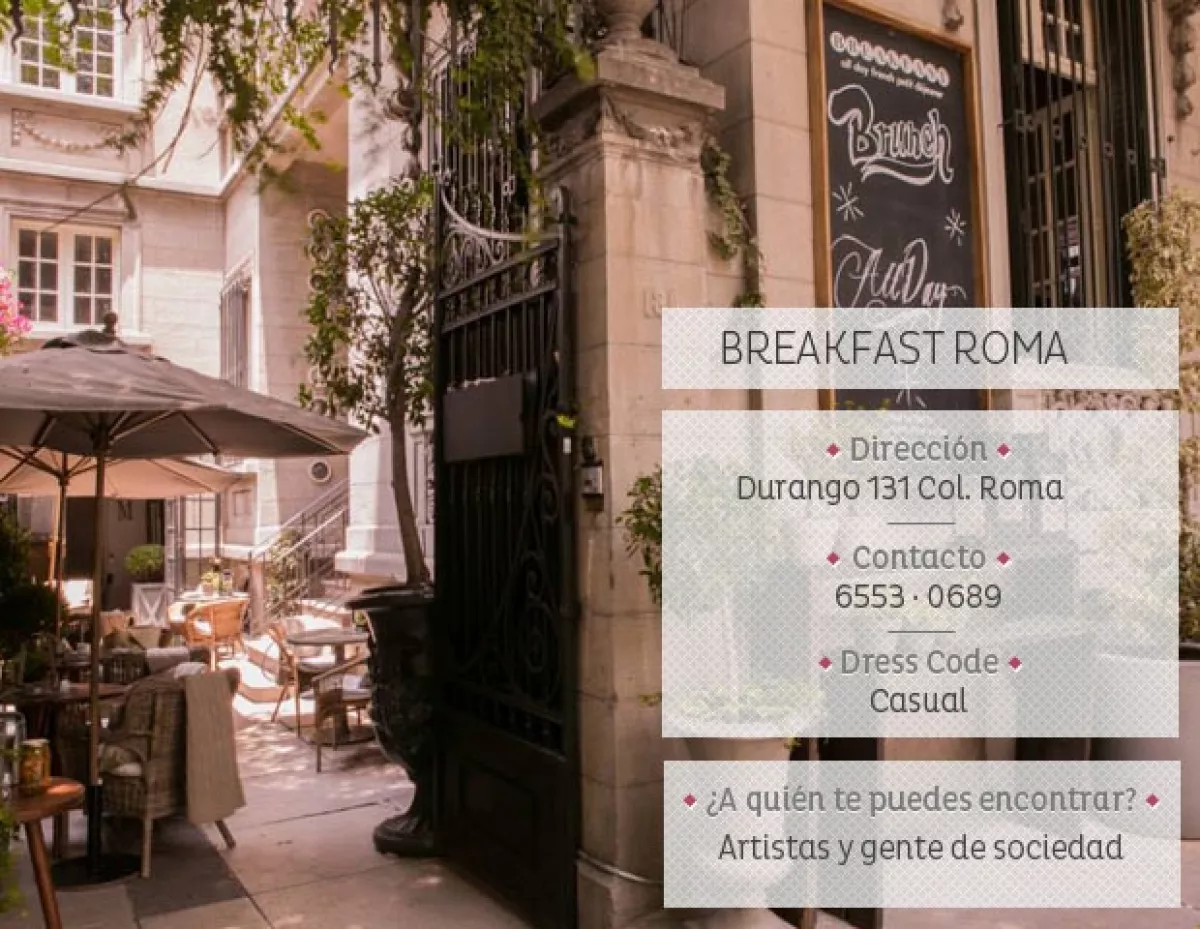 Breakfast tiene un aire europeo-campirano