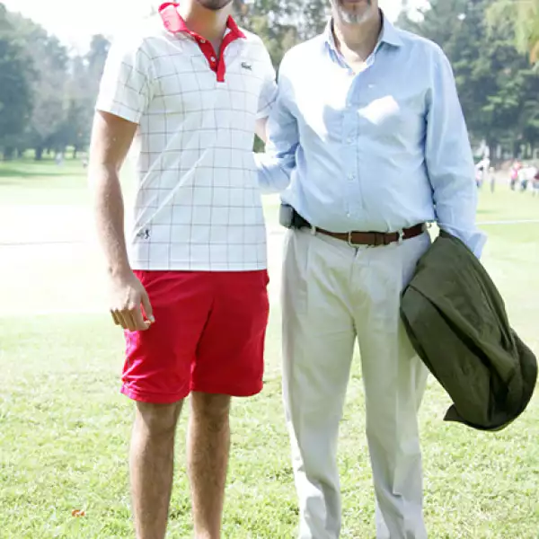 Dominique Autrique y Carlos Escobar