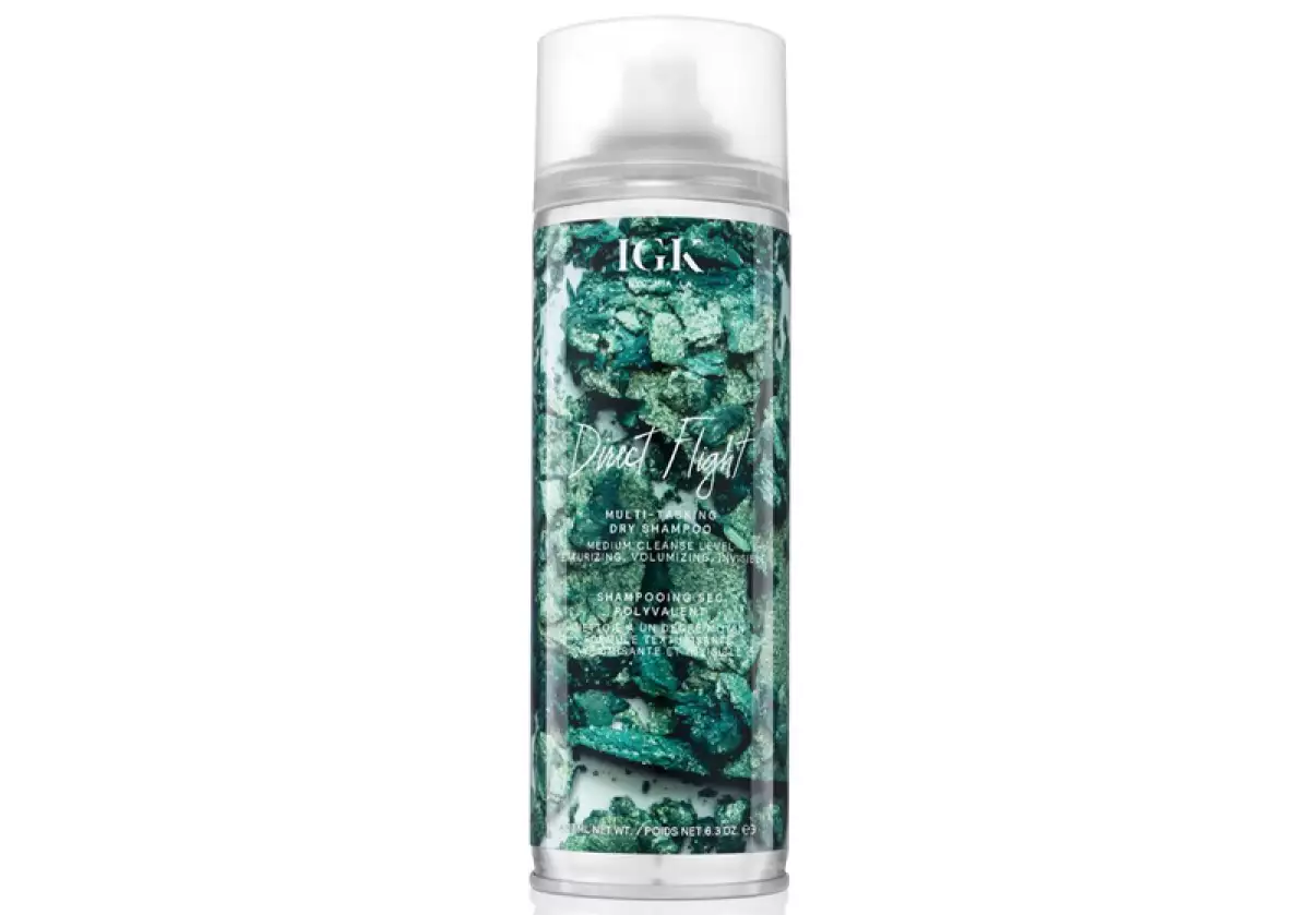 rutina-skincare-belleza-5 minutos-rápida-bloqueador-limpiador-foreo-shampoo en seco-igk