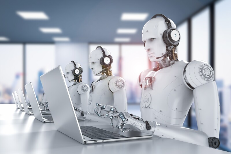 Robots trabajando