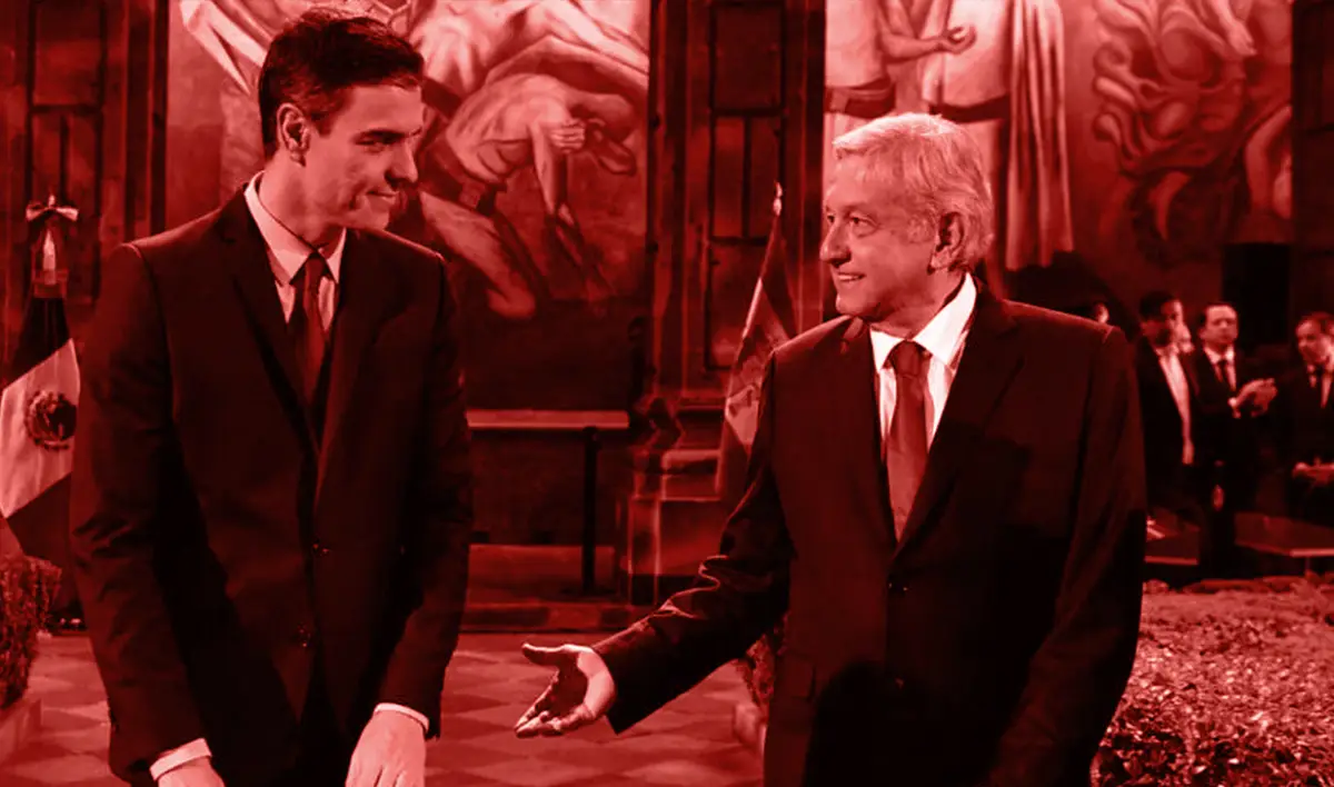 Pedro Sánchez y AMLO