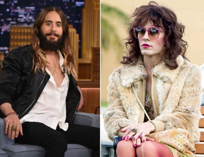 Mucho maquillaje, actitud y pérdida de peso fueron los elementos que ayudaron a Jared a transformarse.