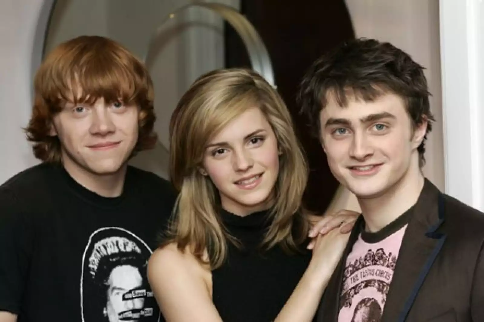 En 2007, los tres protagonistas ya eran otros. La transformación de niños a adolescentes es clara.