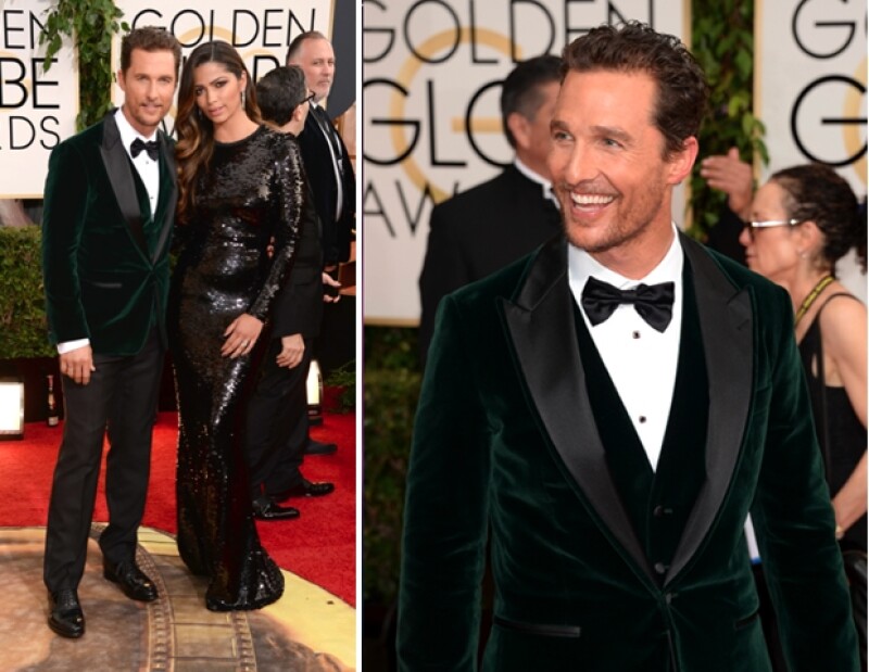 McConaughey fue uno de los acotres más criticados por su look en los Golden Globes