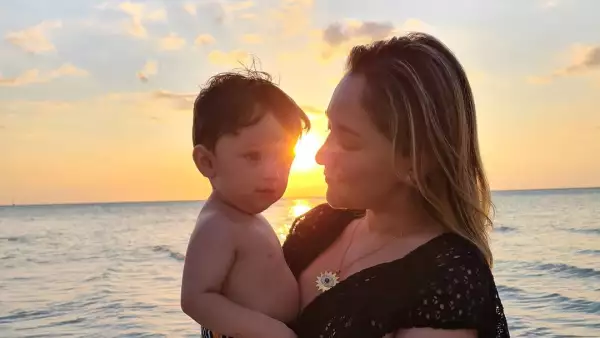 Sherlyn y su hijo André