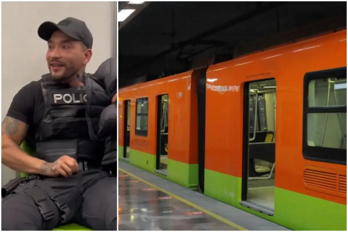 Suspenden a policía que grabó video con Luna Bella en el Metro de CDMX 