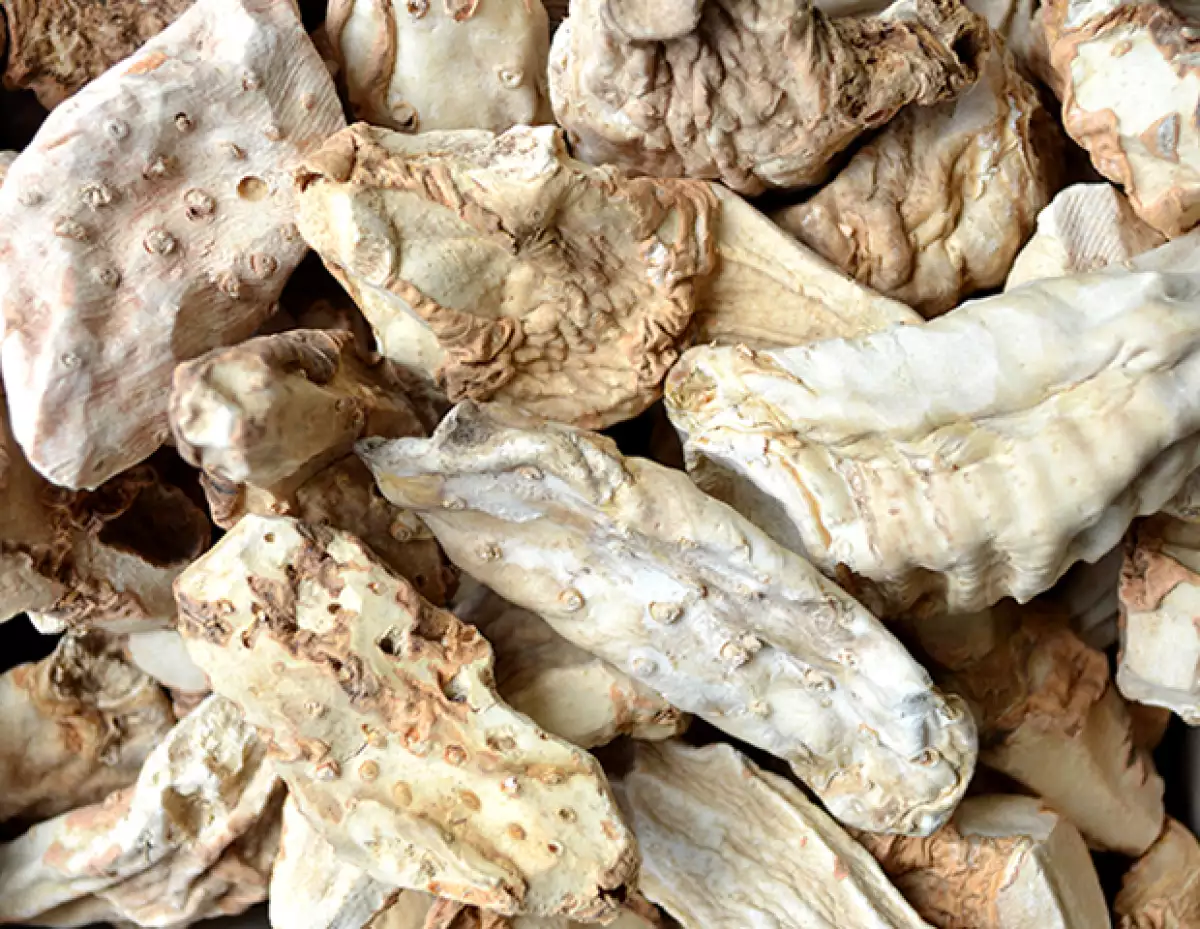 Pierre admite que uno de sus ingredientes favoritos es la raíz de orris.