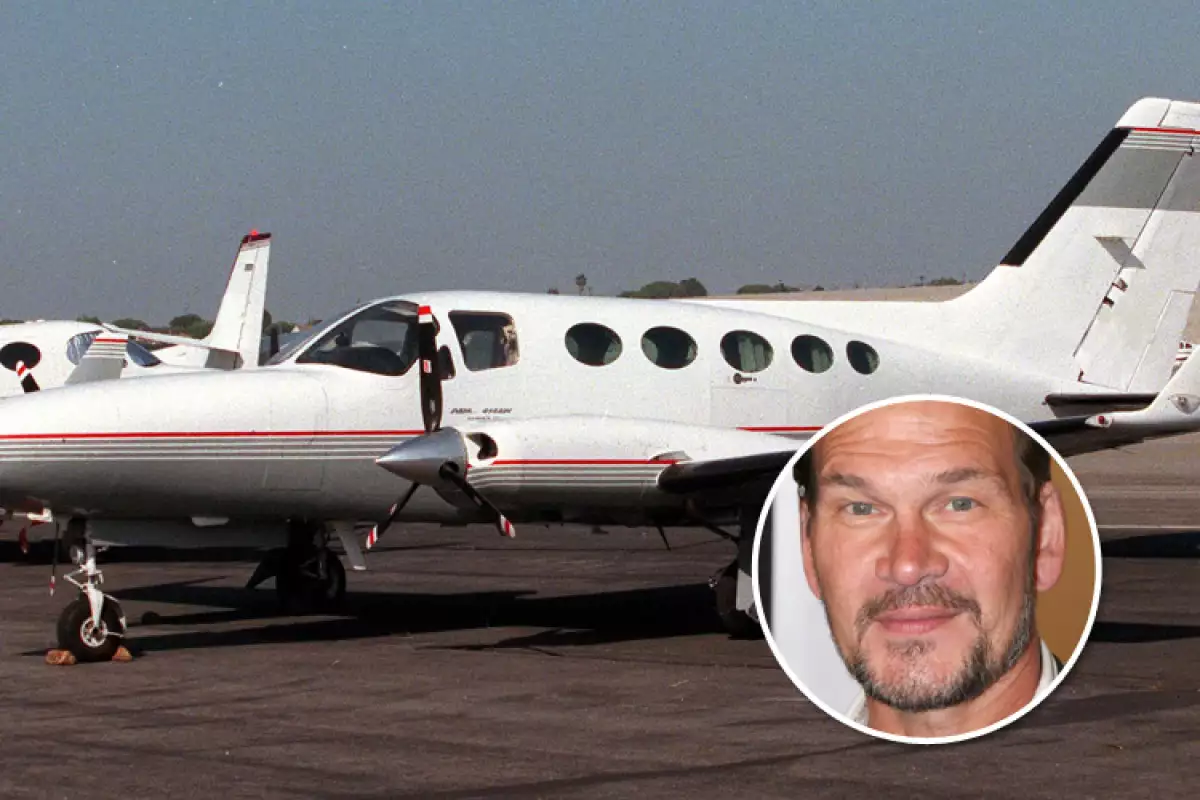 Patrick Swayze, avión