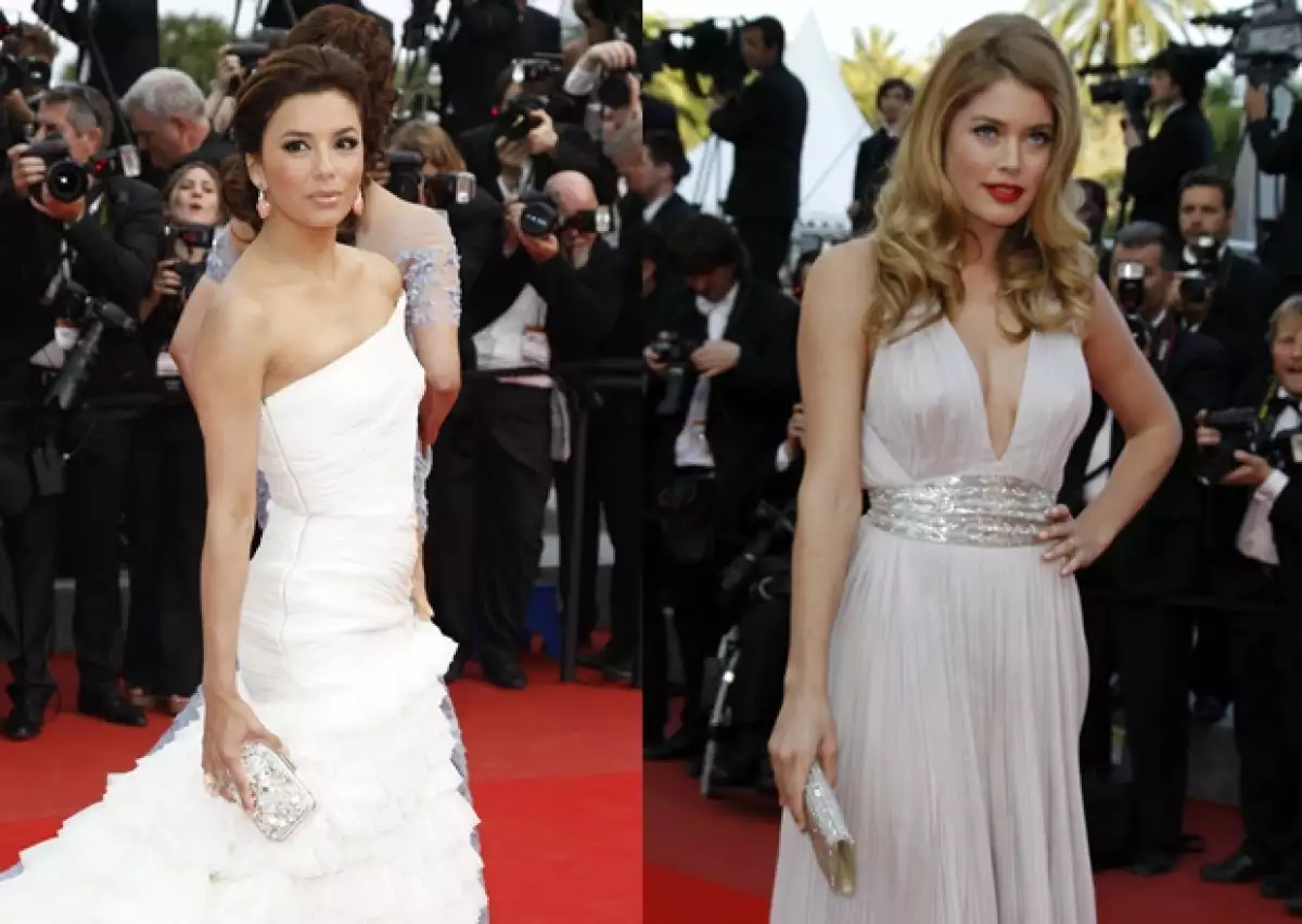 La famosa marca presentó sus más delicadas creaciones en la alfombra roja de Cannes, llevadas por diferentes personalidades como la actriz norteamericana y la modelo holandesa.