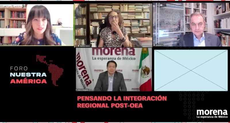 Primera sesión del Foro Nuestra América.