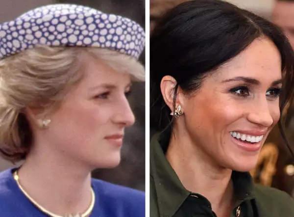 Princesa Diana y Meghan Markle