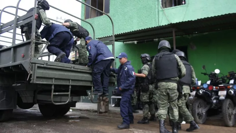 militarse y personal de la siedo catean comandancia en Tarimbaro