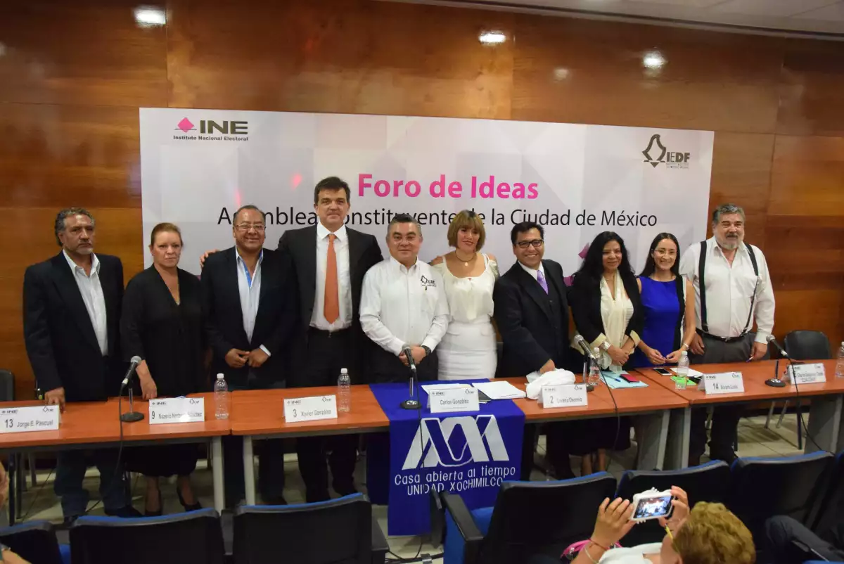 En el foro estuvieron presenten únicamente los candidatos independientes que buscan formar parte de la Asamblea Constituyente de la Ciudad de México