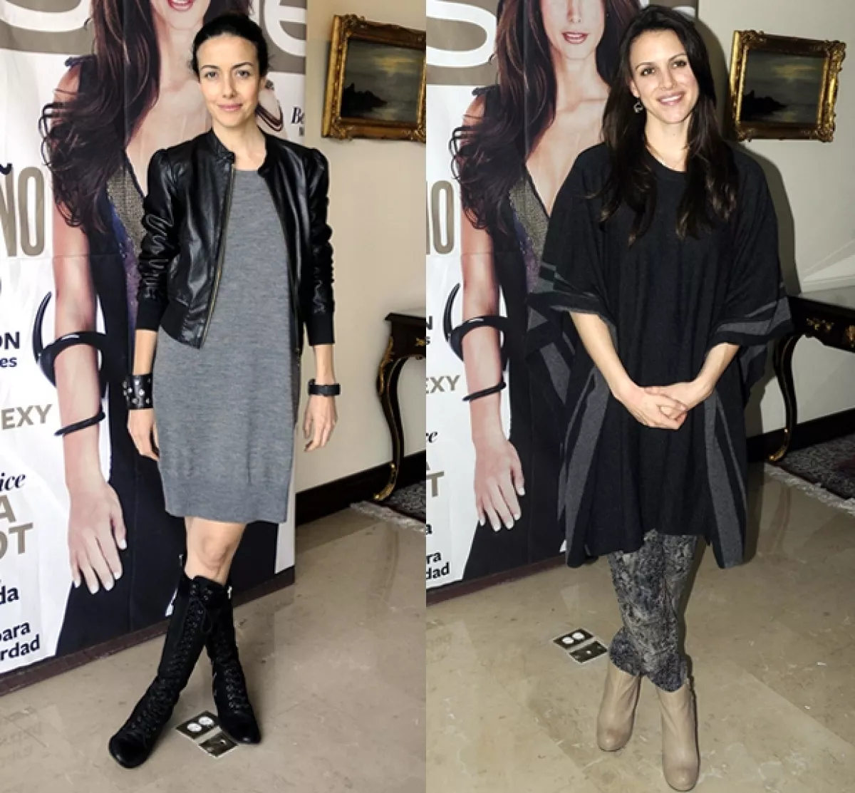 Ceci Suárez y Alexandra de la Mora en el Sheraton María Isabel.