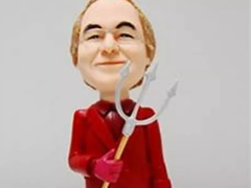 La empresa ModelWorks lanzó un muñeco con la figura de Bernard Madoff. (Foto: AP)