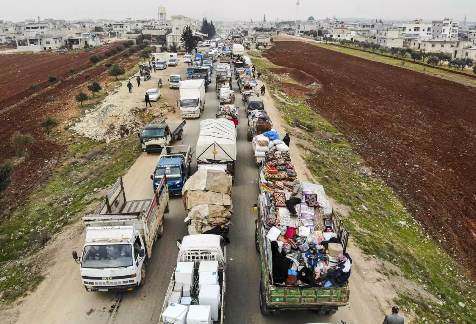 SYRIA-CONFLICT-IDLIB-DISPLACED