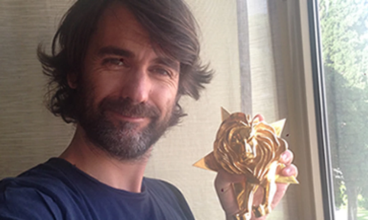 El Vicepresidente Creativo de JWT México, Andrés Martínez, fue uno de los galardonados en el Festival de Cannes Lions. (Foto: Andrés Martínez)