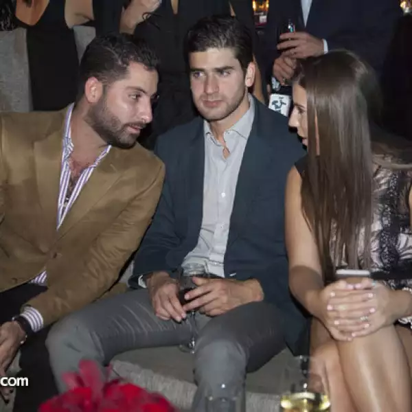 Francisco Medina, Alejandro Salazar y Mariana Allozpa